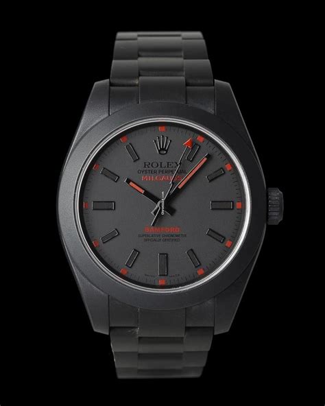 rolex milgauss bamford titanium